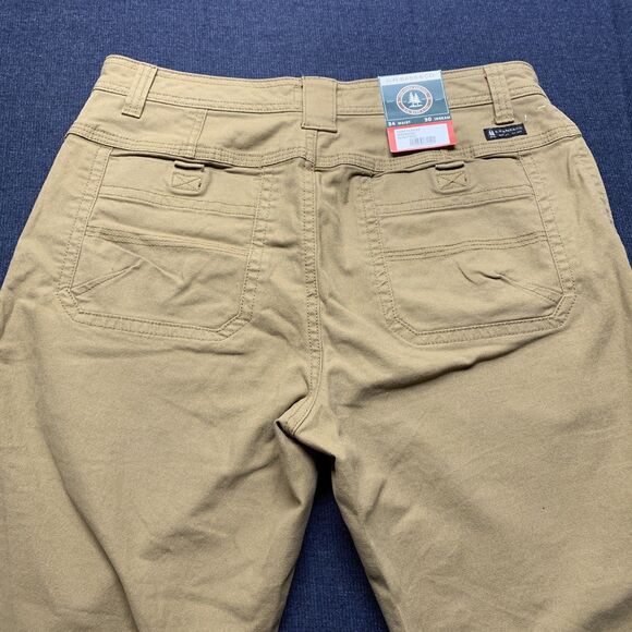 G. H. BASS & CO. Mens Utility Ground Work Pants Size 34 W x 30 L Khaki Brown NEW - Picture 5 of 9